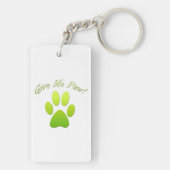 Grün geben schlüsselanhänger (Rückseite)