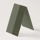 Grün gefaltete Karte mit zwei Tonen Moos - individ (Rückseite)