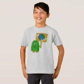 Grün gehen Planet grüner T-Shirt (Vorne ganz)