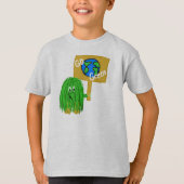 Grün gehen Planet grüner T-Shirt (Vorderseite)