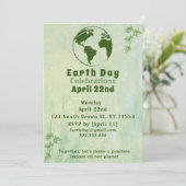 Grün gehen, Spaß haben: Earth Day Celebration Save The Date (Stehend Vorderseite)