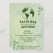 Grün gehen, Spaß haben: Earth Day Celebration Save The Date (Vorne/Hinten)