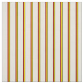 Grün, Gelb, Dunkelrot und Beige Muster Stoff (Muster)