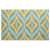 Grün & Gelb & Grau Quarzglas Ikat Stoff (Fat Quarter (45,7 x 55,9 cm))