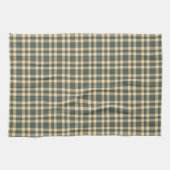 Grün Gelb Karomuster Geschirrtuch (Horizontal)