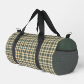 Grün Gelb Karomuster Klein Duffle Bag (Rechte Ecke)