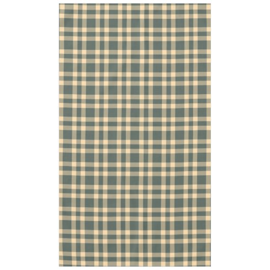 Grün Gelb Karomuster Tischdecke (Vorderseite)