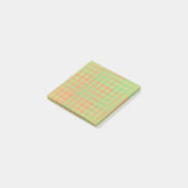 Grün Gelb Orange Post-it Klebezettel (angewinkelt)