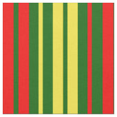 Grün Gelb Rot Vertikale Streifen Design  Stoff (Nahaufnahme)