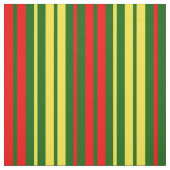 Grün Gelb Rot Vertikale Streifen Design  Stoff (Muster)