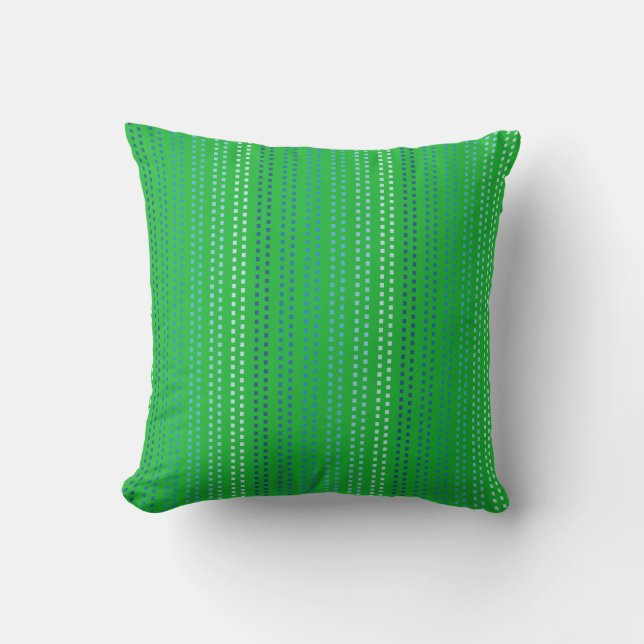 Grün, gelb, veränderbare Hintergrundfarbe Kissen (Vorderseite)