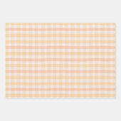 Grün Gelbe Aquarell-Gingham Geschenkpapier Set (Vorderseite 2)