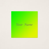 Grün-gelbe Gradientenkarte (Vorderseite)