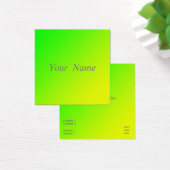 Grün-gelbe Gradientenkarte (Schreibtisch)