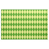 Grün Gelbe Harlekin-Karomuster  Stoff (Fat Quarter (45,7 x 55,9 cm))
