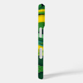 Grün Gelber Alligator Krokodil Drache Monogramm Case-Mate iPhone Hülle (Rückseite / Rechts)