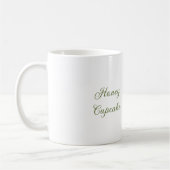 Grün Gelber Honig Cupcake Kaffeetasse (Links)