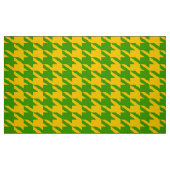 Grün-Gelbes Hahnentrittmuster Nahtloses Muster Stoff (Fat Quarter (45,7 x 55,9 cm))