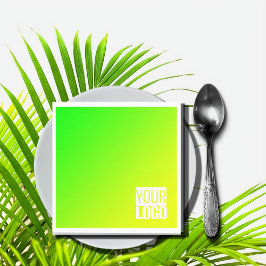 grün gelbfarbener Farbverlauf hinzufügen Serviette