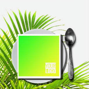 grün gelbfarbener Farbverlauf hinzufügen Serviette