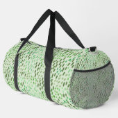 Grün gemalte Punkte Duffle Bag (Rechte Ecke)