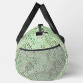 Grün gemalte Punkte Duffle Bag (Rechts)
