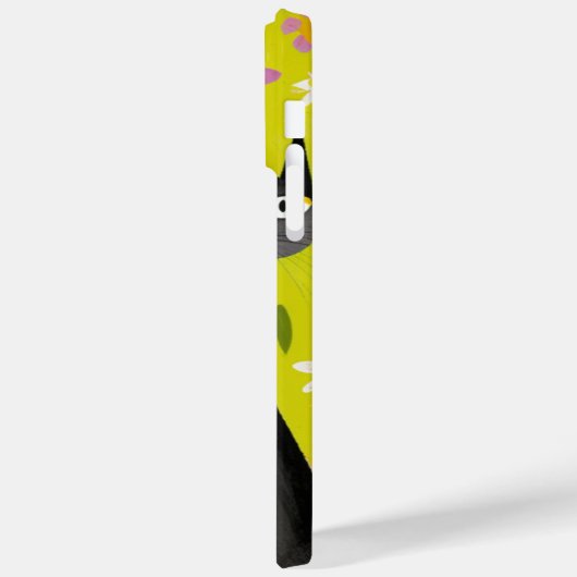 Grün "Gemeinsam blühen wir Katzen" Case-Mate iPhone Hülle (Rückseite / Links)