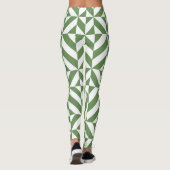 grün geometrisch leggings (Rückseite)