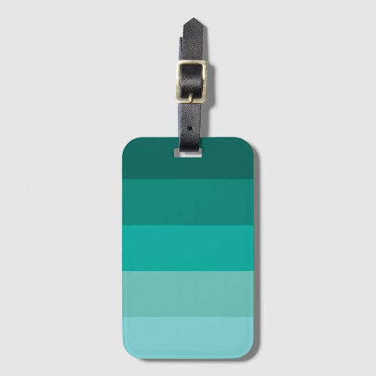 Grün Gepäckanhänger (Vorderseite Vertikal)