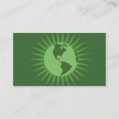Grün - Geschäft Visitenkarte (Rückseite)