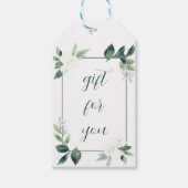 grün geschenkanhänger (Vorderseite)