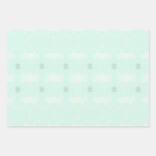 grün geschenkpapier set (Vorderseite 3)