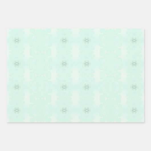 grün geschenkpapier set (Vorderseite 2)