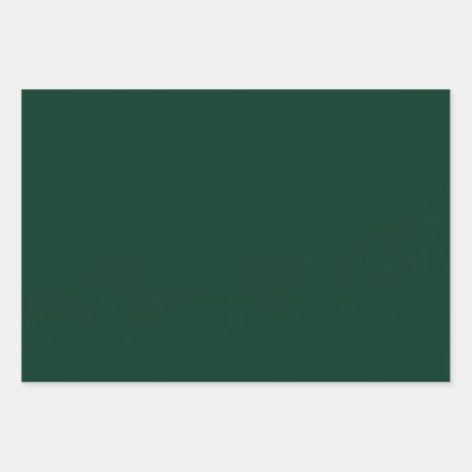 Grün Geschenkpapier Set (Vorderseite)