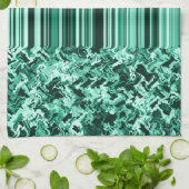 Grün Geschirrtuch (Gefaltet)