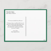 Grün gesegnete Typografie-Foto Weihnachten (Rückseite)