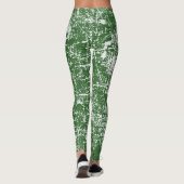 grün gestört leggings (Rückseite)