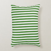 Grün gestreift dekokissen (Vorderseite(Vertikal))