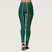 grün gestreift leggings (Rückseite)