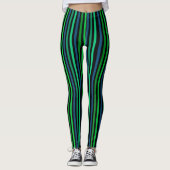 grün gestreift leggings (Vorderseite)