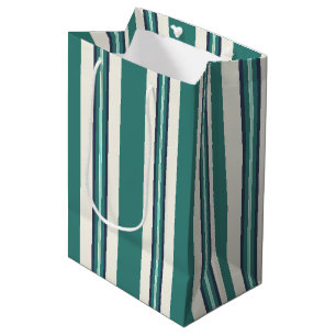 Grün gestreift  mittlere geschenktüte