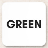 grün getränkeuntersetzer (Vorderseite)