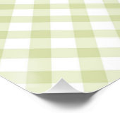 Grün Gingham Name Boho Löwe Passend Zwillinge Poster (Ecke)