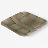 grün glänzend pappteller (Gewinkelt)