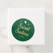 Grün, Glitzer, Süß 16 Geschenkanhänger (Beispiel)