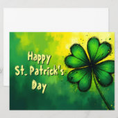 Grün, Glück & Freude - Happy St. Patrick's Day! (Vorne/Hinten)