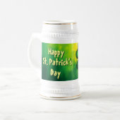 Grün, Glück & Freude - Happy St. Patrick's Day! Bierglas (Vorderseite Links)