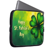 Grün, Glück & Freude - Happy St. Patrick's Day! Laptopschutzhülle (Vorne Rechts)