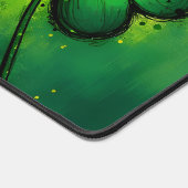 Grün, Glück & Freude - Happy St. Patrick's Day! Schreibtischunterlage (Ecke)