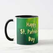 Grün, Glück & Freude - Happy St. Patrick's Day! Tasse (Links)
